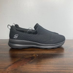 Skechers Sport F190-8 Black Comfort Slip On Sneakers Womens Size 10